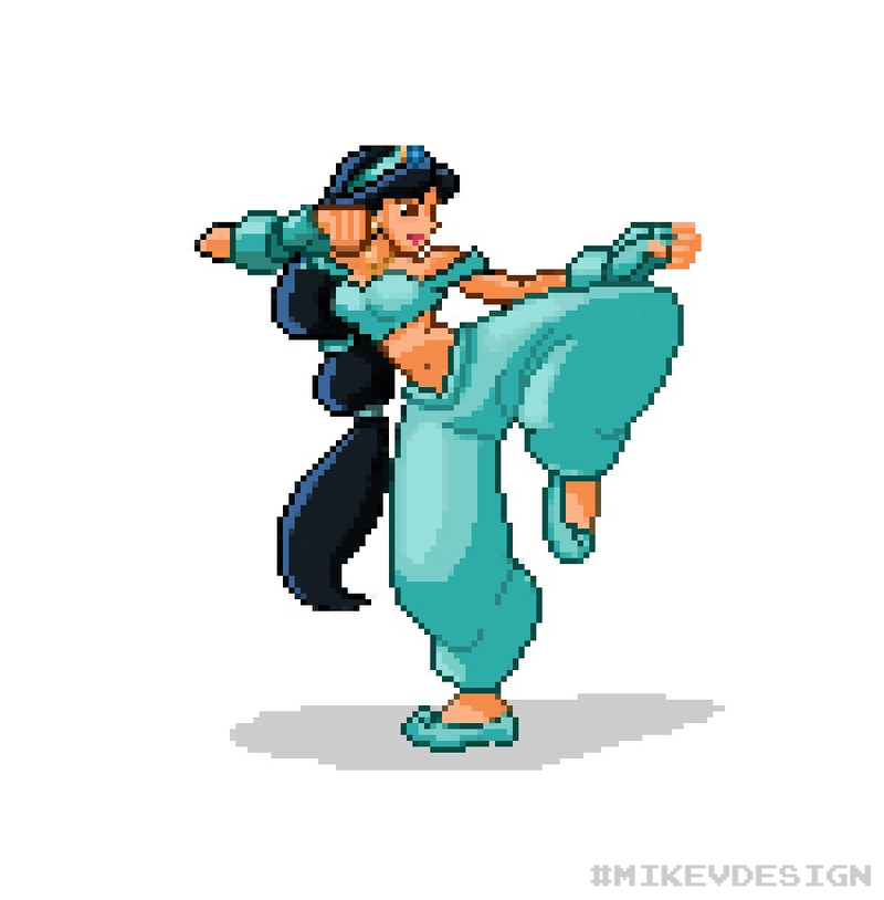 Illustration for article titled If Disney Princesses Were Old-School Street Fighter Characters...